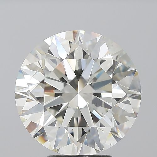 4.52ct K SI1 Rare Carat Ideal Cut Round Diamond
