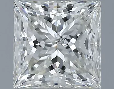 1.51ct K SI2 Rare Carat Ideal Cut Princess Diamond