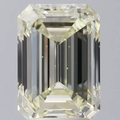 4.04ct K VS2 Rare Carat Ideal Cut Emerald Diamond
