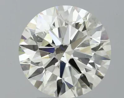 3.09ct I SI1 Rare Carat Ideal Cut Round Diamond