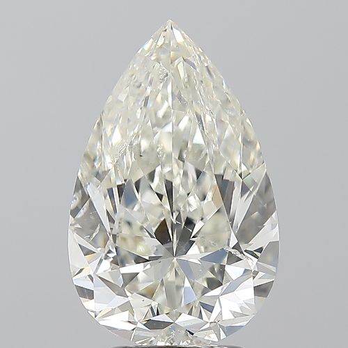 3.50ct H SI2 Rare Carat Ideal Cut Pear Diamond