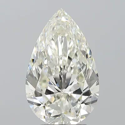 3.50ct I SI1 Very Good Cut Pear Diamond