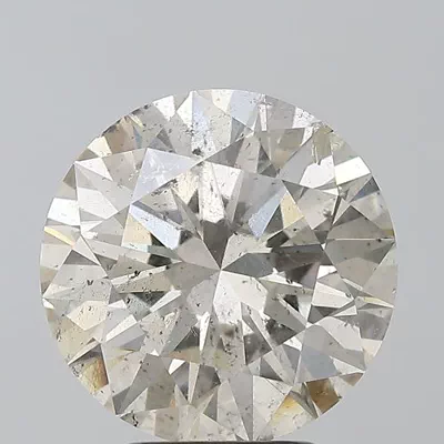4.03ct I SI2 Rare Carat Ideal Cut Round Diamond