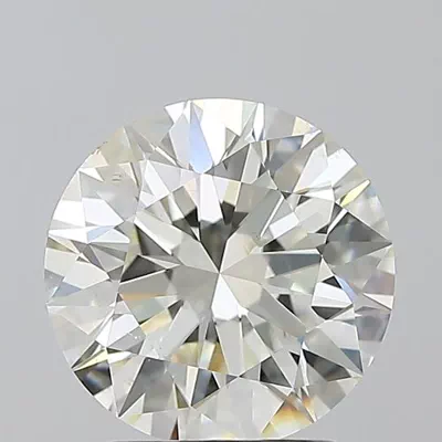 2.10ct I VS2 Rare Carat Ideal Cut Round Diamond