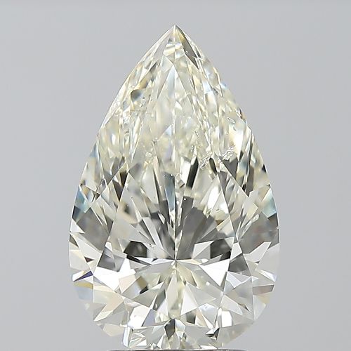 2.60ct I SI1 Rare Carat Ideal Cut Pear Diamond