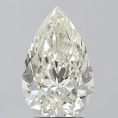 2.70ct I SI1 Rare Carat Ideal Cut Pear Diamond