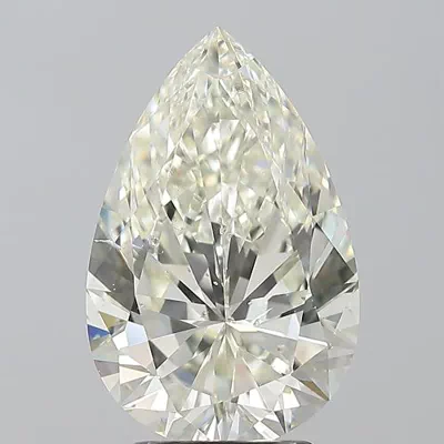 3.50ct J SI2 Rare Carat Ideal Cut Pear Diamond