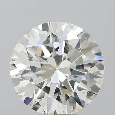 5.03ct H VS2 Rare Carat Ideal Cut Round Diamond