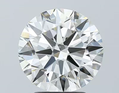 3.01ct H VVS2 Rare Carat Ideal Cut Round Diamond