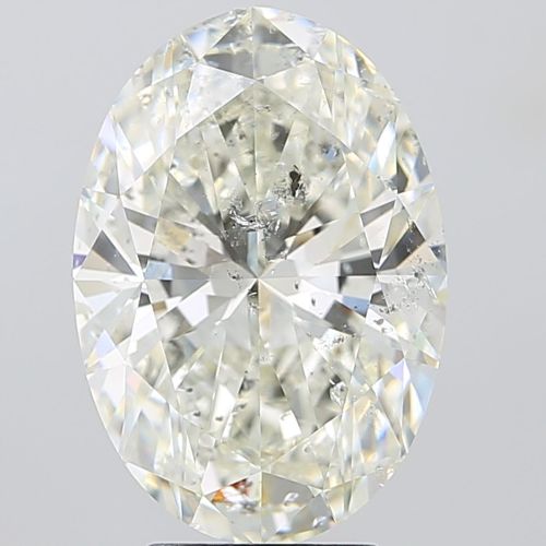 5.02ct I SI2 Rare Carat Ideal Cut Oval Diamond