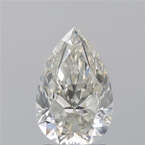 2.21ct I SI1 Rare Carat Ideal Cut Pear Diamond