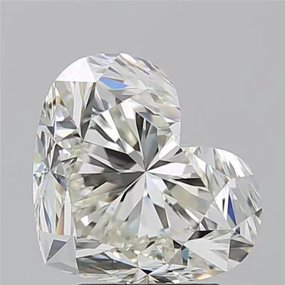 4.02ct H VS2 Rare Carat Ideal Cut Heart Diamond