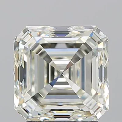 3.01ct J VVS2 Very Good Cut Asscher Diamond