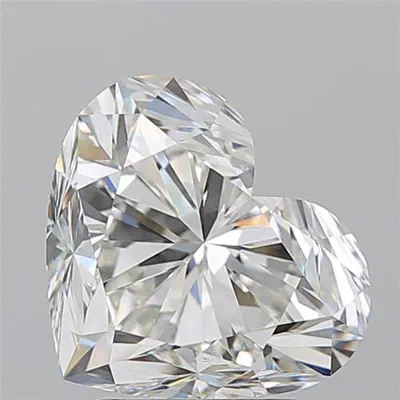 4.05ct G VS2 Rare Carat Ideal Cut Heart Diamond