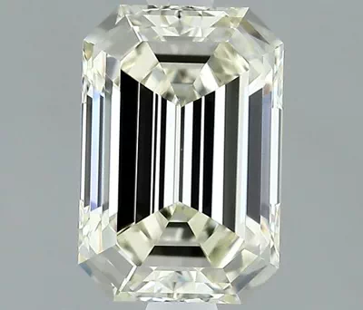 1.21ct K VVS2 Rare Carat Ideal Cut Emerald Diamond