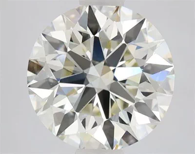 2.12ct K VVS2 Rare Carat Ideal Cut Round Diamond