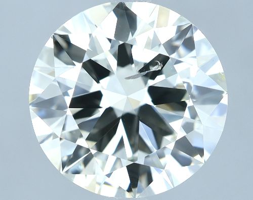 3.02ct J SI2 Excellent Cut Round Diamond