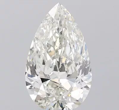 2.70ct I SI2 Rare Carat Ideal Cut Pear Diamond