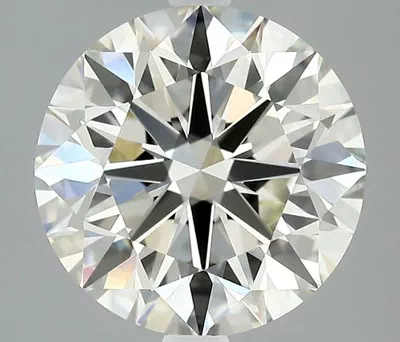 2.90ct J VVS1 Excellent Cut Round Diamond