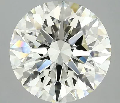 5.25ct K VVS1 Rare Carat Ideal Cut Round Diamond