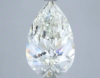 5.00ct I SI1 Rare Carat Ideal Cut Pear Diamond