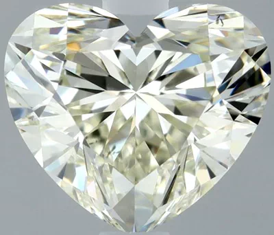 0.91ct K VS2 Rare Carat Ideal Cut Heart Diamond