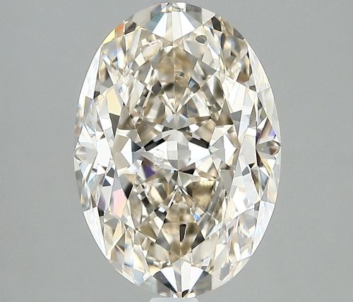 3.03ct I SI1 Rare Carat Ideal Cut Oval Diamond