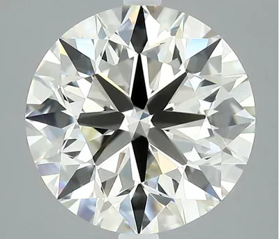 4.01ct J VVS1 Excellent Cut Round Diamond