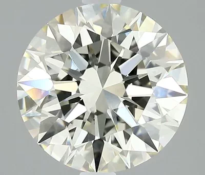 2.09ct K IF Rare Carat Ideal Cut Round Diamond