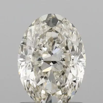 1.00ct J SI2 Rare Carat Ideal Cut Oval Diamond