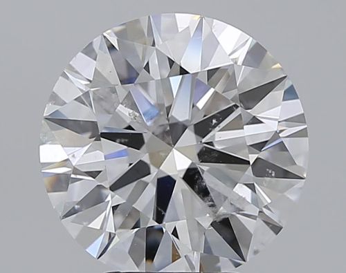 4.01ct E SI2 Rare Carat Ideal Cut Round Diamond