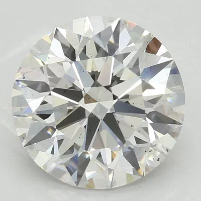2.64ct H SI1 Rare Carat Ideal Cut Round Lab Grown Diamond