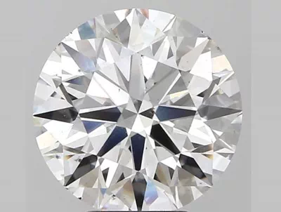 5.22ct G SI1 Rare Carat Ideal Cut Round Lab Grown Diamond
