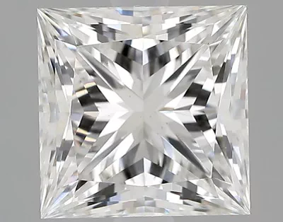 2.46ct H VS1 Rare Carat Ideal Cut Princess Lab Grown Diamond