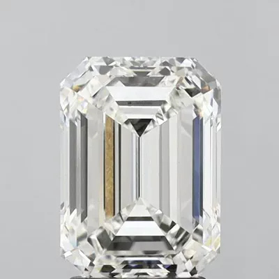 1.30ct H SI1 Very Good Cut Emerald Lab Grown Diamond