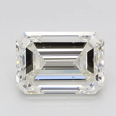 3.01ct H SI1 Excellent Cut Emerald Lab Grown Diamond