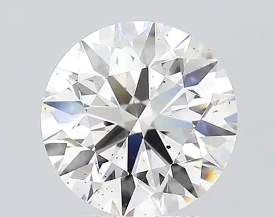 3.23ct E SI1 Excellent Cut Round Lab Grown Diamond