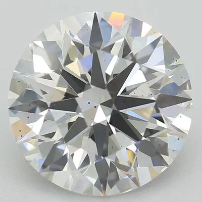 2.27ct F SI1 Rare Carat Ideal Cut Round Lab Grown Diamond