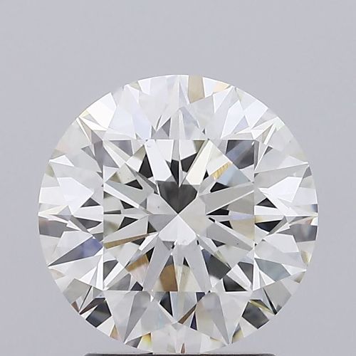 2.09ct H VS1 Rare Carat Ideal Cut Round Lab Grown Diamond
