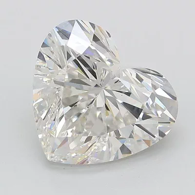 5.04ct G VS1 Rare Carat Ideal Cut Heart Lab Grown Diamond