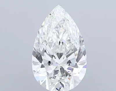 10.77ct F VVS2 Rare Carat Ideal Cut Pear Lab Grown Diamond