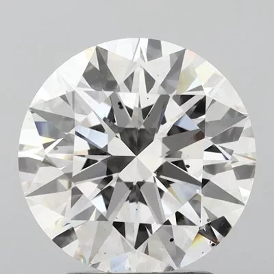 2.73ct E SI1 Rare Carat Ideal Cut Round Lab Grown Diamond