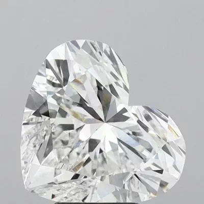 5.16ct E VS2 Rare Carat Ideal Cut Heart Lab Grown Diamond