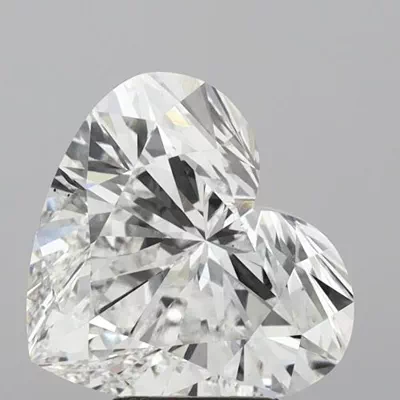 5.18ct E VS2 Rare Carat Ideal Cut Heart Lab Grown Diamond