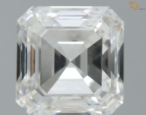 8.09ct F VS1 Rare Carat Ideal Cut Asscher Lab Grown Diamond