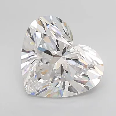 5.10ct E VS1 Rare Carat Ideal Cut Heart Lab Grown Diamond