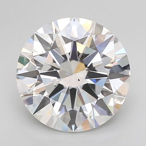 3.50ct E SI1 Rare Carat Ideal Cut Round Lab Grown Diamond