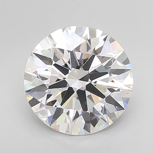 3.54ct E SI1 Rare Carat Ideal Cut Round Lab Grown Diamond