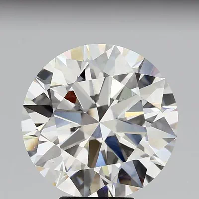 6.03ct H VVS2 Excellent Cut Round Lab Grown Diamond