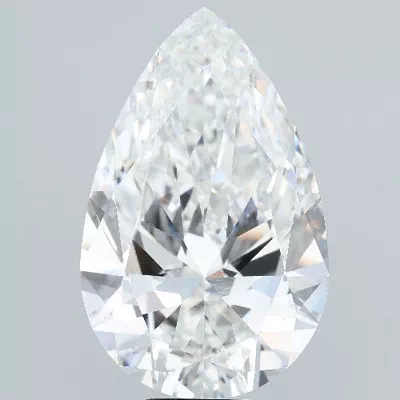 11.55ct F VS1 Rare Carat Ideal Cut Pear Lab Grown Diamond